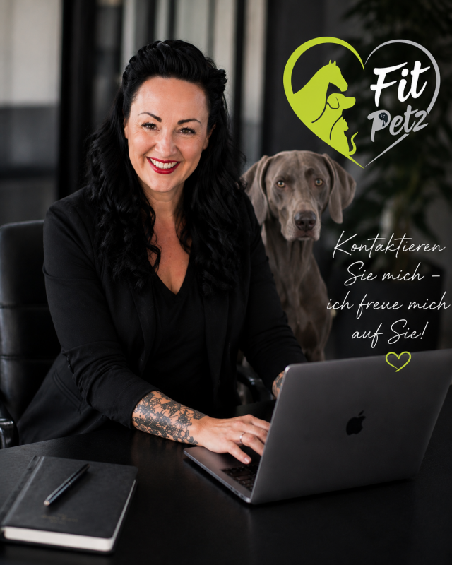 Carina Conrad, Geschäftsführerin von FitPetz und Vertriebsteamleiterin für hochwertige Functional Care-Produkte, Ergänzungsfuttermittel und Pflegeprodukte für Hunde und Katzen.
